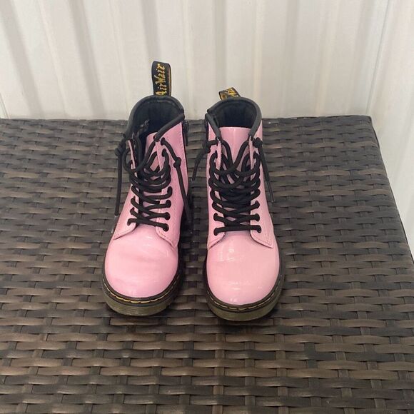 Dr. Martens pink kids shoes, size 11 - Picture 2 of 7